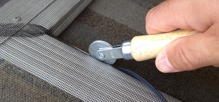 metal screen door repair in Lindsay